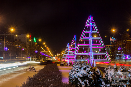 В новогоднюю ночь в центре Перми перекроют дороги