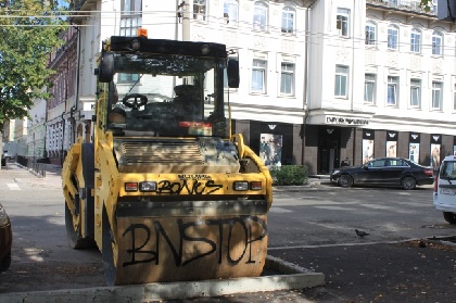 В Нытве и Нытвенском районе активно ремонтируют дороги