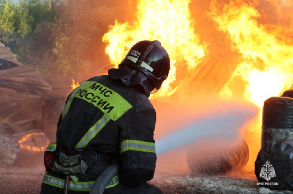 В Перми в сгоревшей «Газели» нашли тело человека