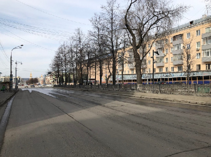 В Перми закроется сквозной проезд через Комсомольский проспект