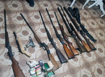 В Прикамье изъяли арсенал из 12 единиц оружия и почти 600 патронов