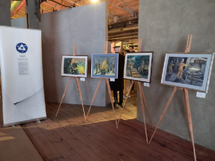Экспозиция картин «СМЗ: от настоящего к будущему» открылась в Перми в выставочном пространстве Завода Шпагина