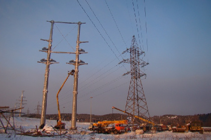 Энергетики ввели режим повышенной готовности из-за налипания мокрого снега на провода