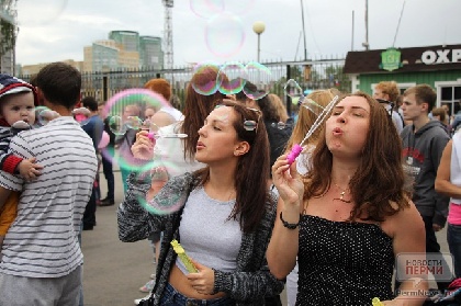 В Перми вновь устроили День мыльных пузырей