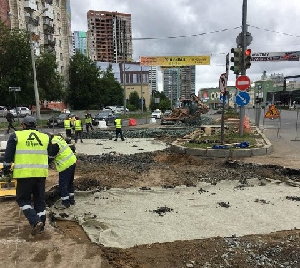 Перекресток улиц Островского и Революции готовят к открытию движения