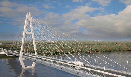 На строительство третьего моста через Каму потратят 43,6 млрд рублей