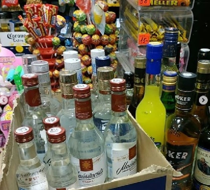 В Перми изъяли 100 литров контрафактного алкоголя