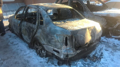 В Перми сгорела машина координатора «Левого фронта»