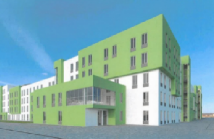 Новая инфекционная больница в Перми будет бело-зеленого цвета
