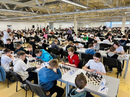 Юные шахматисты из Пермского края участвуют в детском Кубке России с медалями из авиационного титана