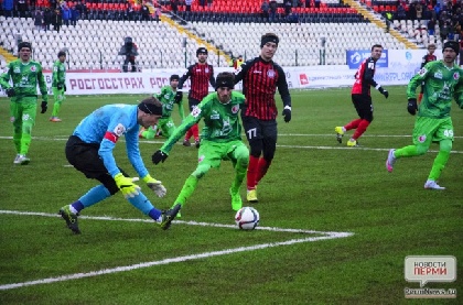 «Амкар» проиграл казанскому «Рубину» 1:2