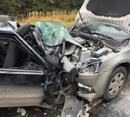 В Прикамье в автоаварии пострадали три человека