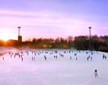 Массовые катания на коньках завершатся в конце февраля