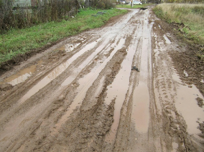 В Прикамье из-за дождей размыло дороги к шести деревням 