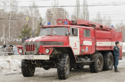 В Кочевском округе на пожаре погиб человек