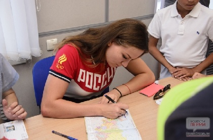 Участница Олимпиады в Рио Дарья Муллакаева встретилась с болельщиками в Перми