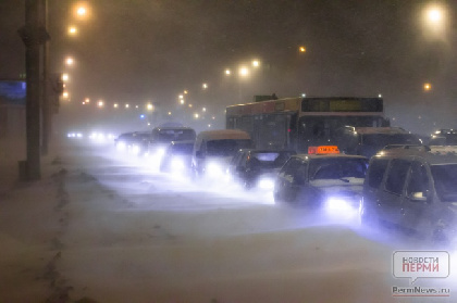 МЧС: в Прикамье ожидаются сильный снег, метель и гололед