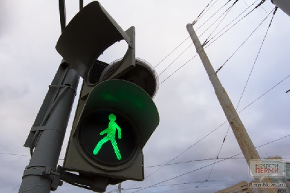 В Перми появился первый светофор для велосипедистов