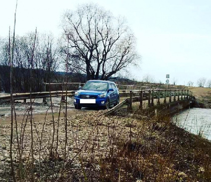 В Кунгурском районе река Бабка вновь затопила мост