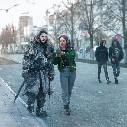 На пермских улицах появились герои «Игры престолов»