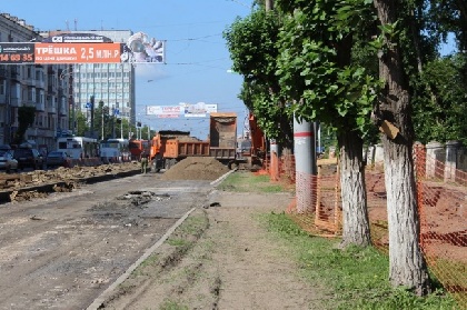 С 4 августа на ремонтируемом участке улицы Уральской полностью закроют проезд