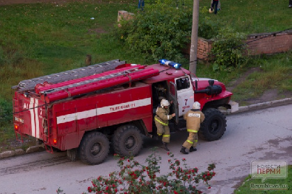 В Перми загорелся автобус на улице Уральской – никто не пострадал