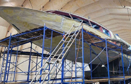 В Прикамье началась полная реконструкция двух судов на подводных крыльях «Метеор»