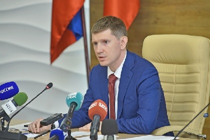 Врио губернатора Максим Решетников провел пресс-конференцию