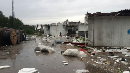 Пермяки заявили, что вчера в городе прошел смерч