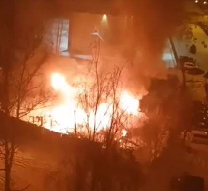 В Перми на ул. Байкальской сгорел частный дом