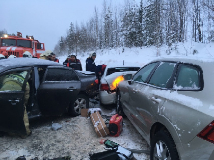 На дороге Пермь-Березники в аварии погибли два человека