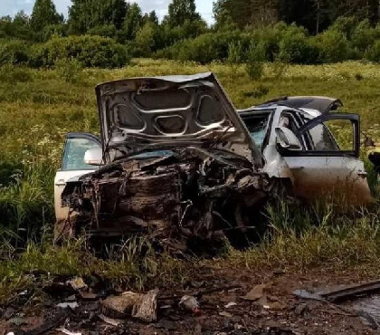 В Куединском районе в аварии погиб водитель Mazda