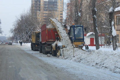 В Перми будут плавить снег