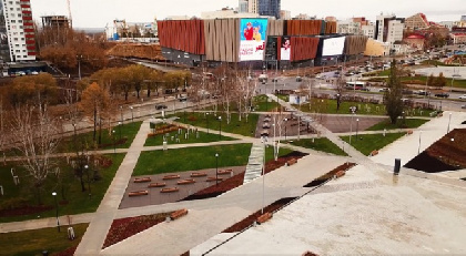 Окончена реконструкция центрального квартала пермской эспланады