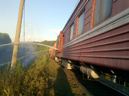 Житель Прикамья сжёг вагон на Ямале
