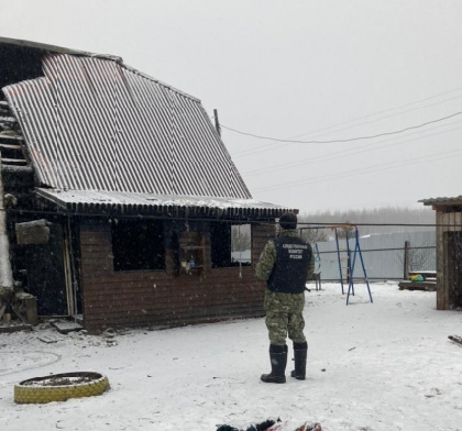 В Оханском районе на пожаре погибли двое детей