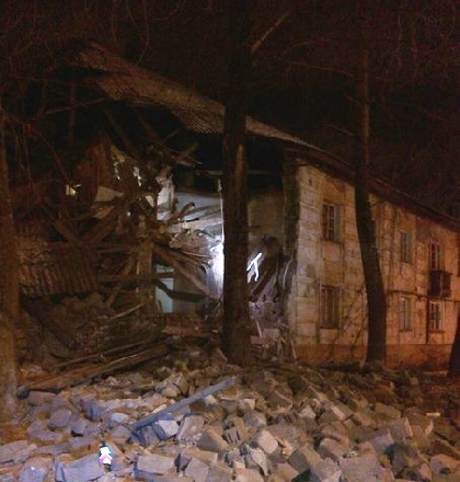 В Перми произошел взрыв в доме (ВИДЕО)
