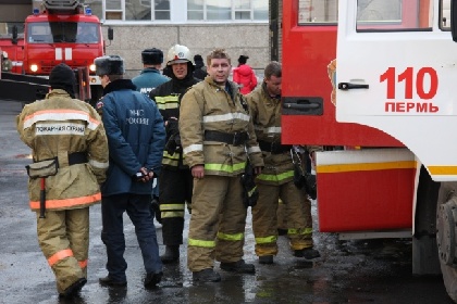 В Перми произошел пожар в жилом доме